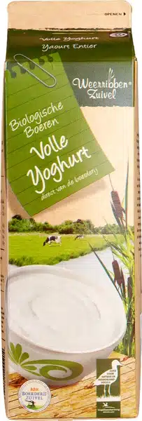 Yoghurt vol (1 liter)