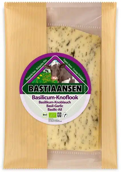 Koe basilicum knoflook plakjes (150 gr)