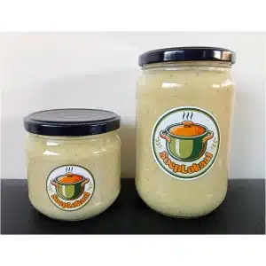 Romige Mosterd-Knolselderijsoep (geweckt)